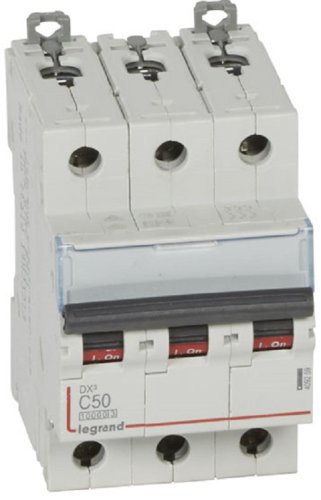 Выключатель автоматический Legrand DX3-E 10000 3п 50А C 16кА картинка